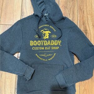 NWOT - Men's BootDaddy Gray Hoodie - small